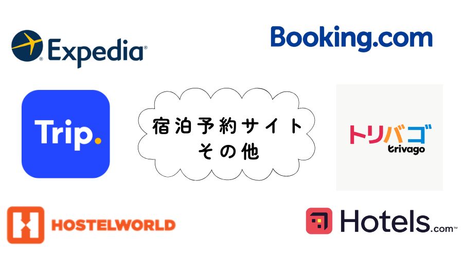 色々な宿泊予約サイト