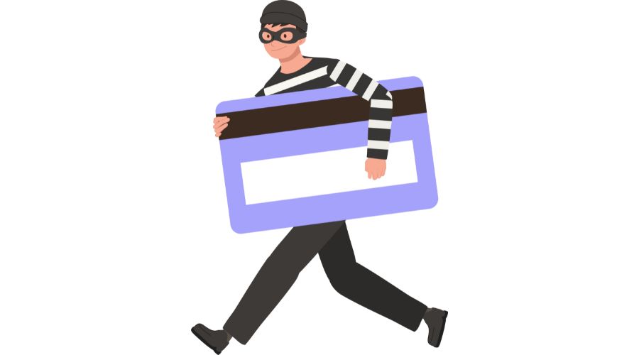 カード情報を盗んでいる